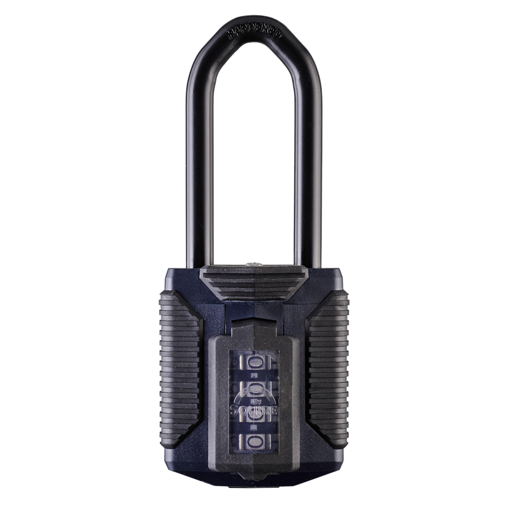 SQUIRE CP50S All Terrain Combination Padlock - Long Shackle CP50/ATL/2.5 (Visi)