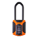SQUIRE CP50S All Terrain Combination Padlock - Long Shackle CP50/ATO/2.5 Orange (Visi)