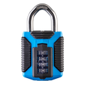 SQUIRE CP50/ATLS - All Terrain Stainless Steel Shackle Combination Padlock - Open Shackle CP50/ATLS (Visi)