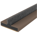 FIRESTOP Intumescent Strip 2.1m x 4mm Fire & Smoke Brush Seal - 20mm Brown (1 Hour) FS133