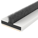 FIRESTOP Intumescent Strip 2.1m x 4mm Fire & Smoke Brush Seal - 25mm White (1 1/2 Hours) FS335