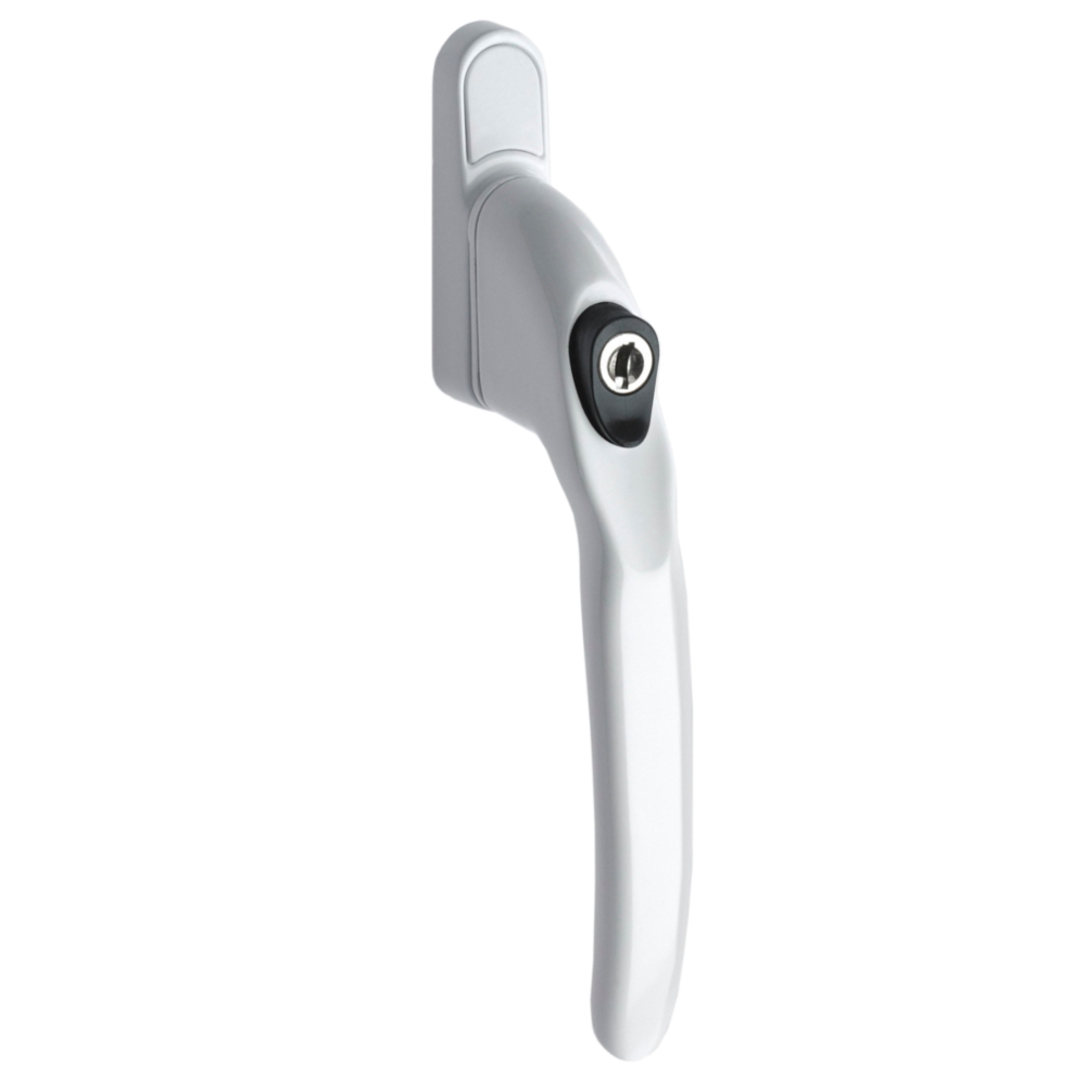 TITON Overture E II Locking Espag Window Handle Inline - White Inline