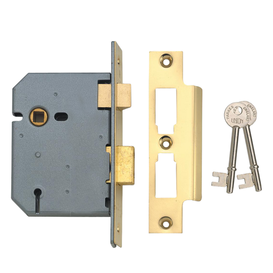 UNION 2277 3 Lever Sashlock - 75mm PL KA M101M Bagged