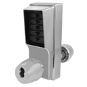 DORMAKABA Series 1000 1041B Knob Operated Digital Lock With Key Override & Passage Set - SC No Cylinder 1041B-26D