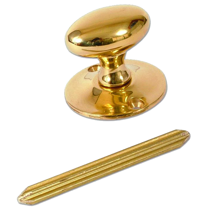Frank Allart 523 Security Bolt Turn Knob - 57mm PB Turn Only