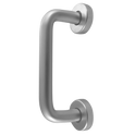 DORTREND 20RCR2 Bolt Fix Round Rose Aluminium Pull Handle - 150mm SAA