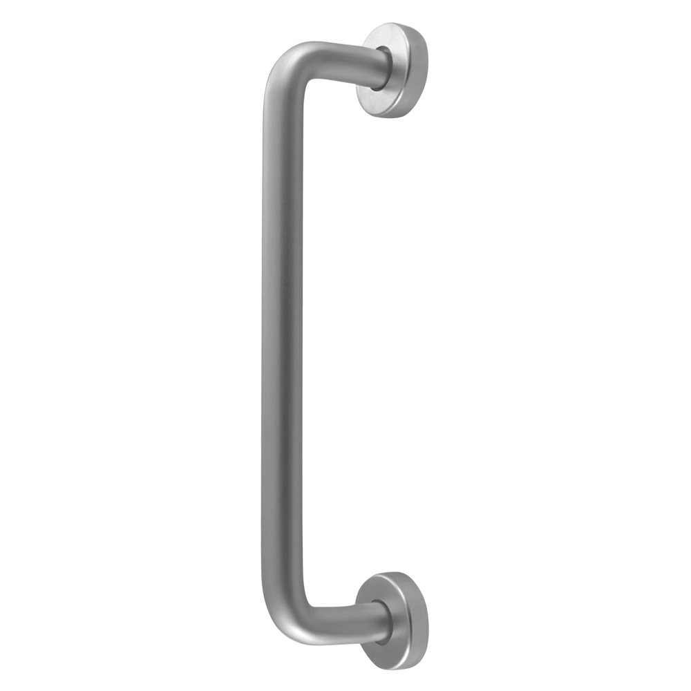 DORTREND 20RCR2 Bolt Fix Round Rose Aluminium Pull Handle - 300mm SAA