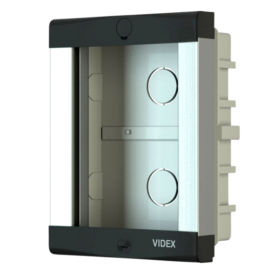 VIDEX 8K Series Flush Housing - 1 Module