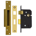 WILLENHALL LOCKS M5 5 Lever Sashlock - 64mm PB MK Boxed