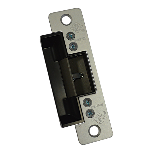 ADAMS RITE 7100 Series Mortice Release Flat Aluminium Monitored - 12VDC F/U MON