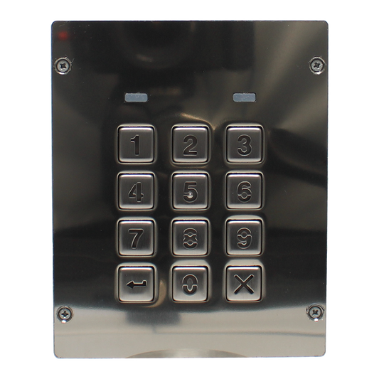 VIDEX VX8800 Keypad Module Backlit - 2 User Codes & 2 Relays