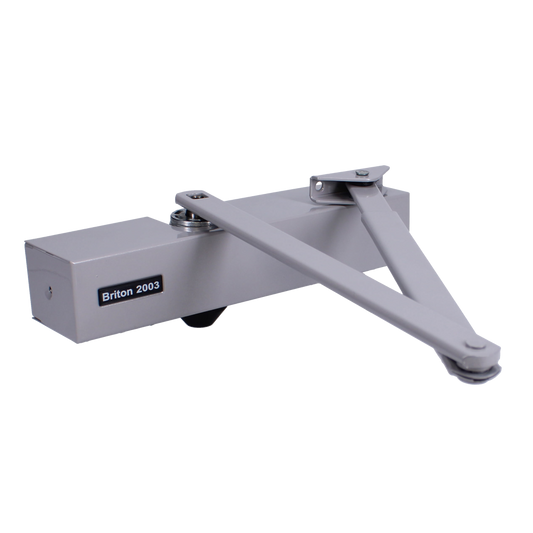 BRITON 2003 Size 3 Overhead Door Closer - Silver (SES)