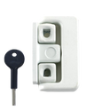 YALE 8K101 Window Swing Lock - WH 1 Lock + 1 Key Visi