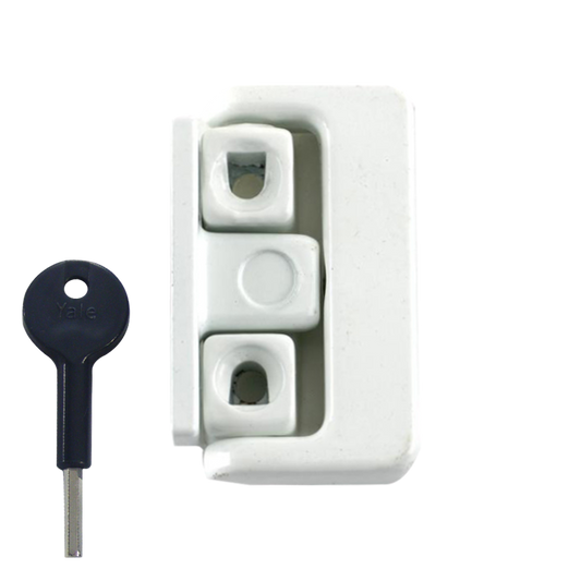 YALE 8K101 Window Swing Lock - WH 1 Lock + 1 Key Visi