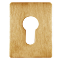 SOUBER TOOLS EE1 Self Adhesive Euro Escutcheon - PB