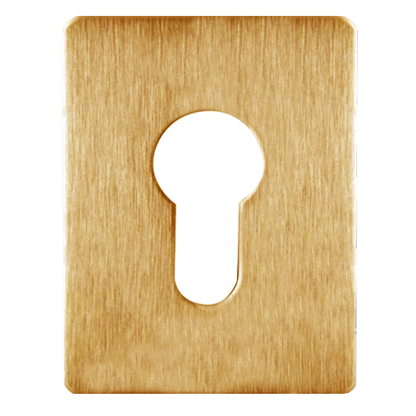 SOUBER TOOLS EE1 Self Adhesive Euro Escutcheon - PB