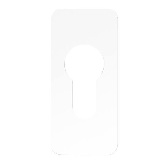 SOUBER TOOLS EE2 Self Adhesive Euro Escutcheon - WH