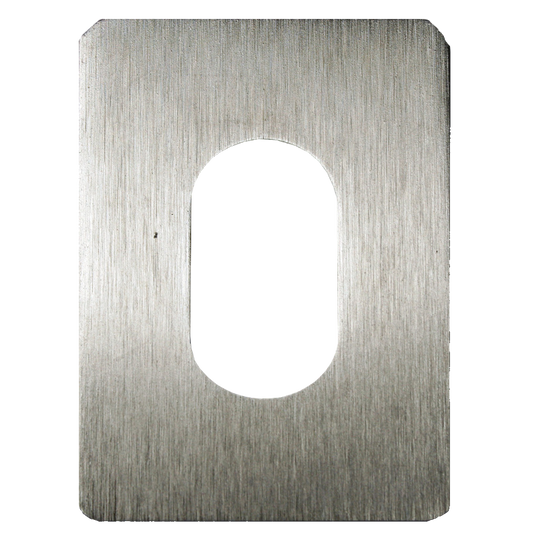 SOUBER TOOLS UE1 Self Adhesive Oval Escutcheon - SC