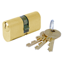 EVVA A5 ODZ Double Oval Cylinder KD - 82mm 41-41 (36-10-36) PB