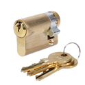 EVVA A5 HZ Euro Half Cylinder With Adjustable Cam KD - 46mm (37-9) PB