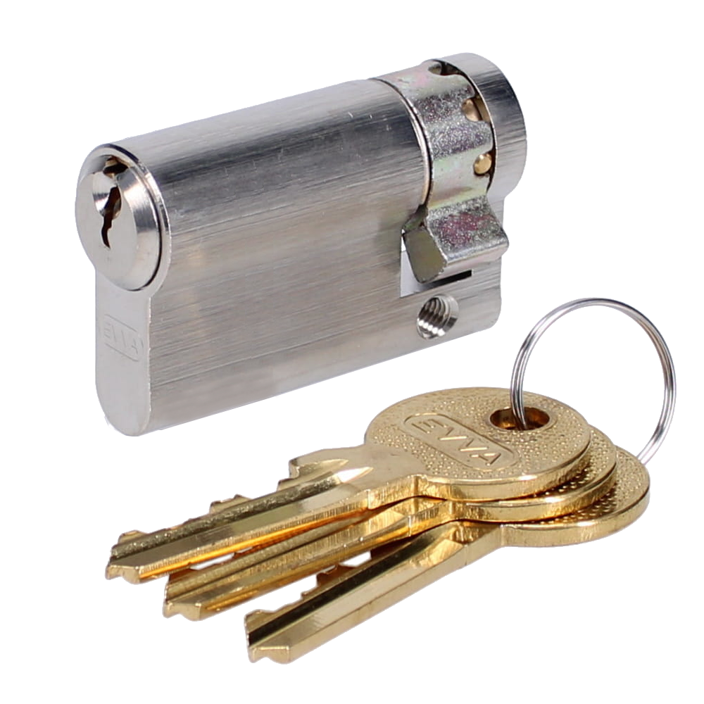 EVVA A5 HZ Euro Half Cylinder With Adjustable Cam KD - 51mm (42-9) NP