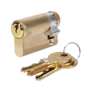 EVVA A5 HZ Euro Half Cylinder With Adjustable Cam KD - 51mm (42-9) PB