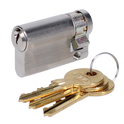 EVVA A5 HZ Euro Half Cylinder With Adjustable Cam KD - 56mm (47-9) NP