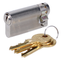 EVVA A5 HZ Euro Half Cylinder With Adjustable Cam KD - 76mm (67-9) NP