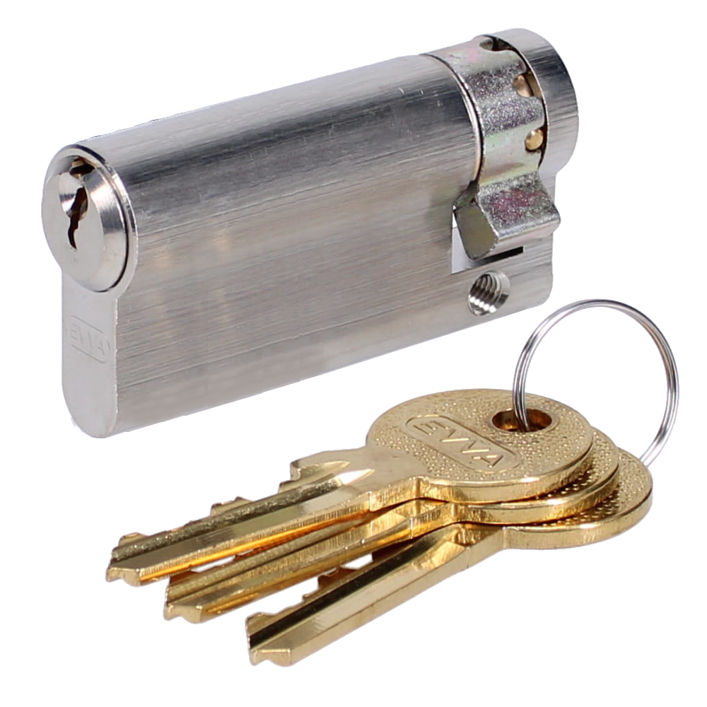 EVVA A5 HZ Euro Half Cylinder With Adjustable Cam KD - 76mm (67-9) NP