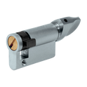 EVVA KHZ Euro Half Turn Cylinder - 46mm (37-9) NP