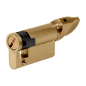 EVVA KHZ Euro Half Turn Cylinder - 46mm (37-9) PB