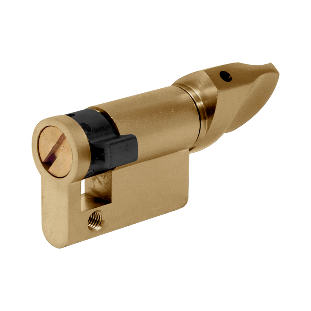 EVVA KHZ Euro Half Turn Cylinder - 41mm (32-9) PB
