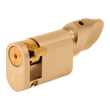 EVVA OKHZ Oval Half Turn Cylinder - 41mm (32-9) PB