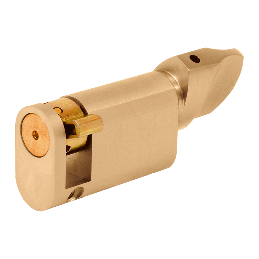 EVVA OKHZ Oval Half Turn Cylinder - 46mm (37-9) PB