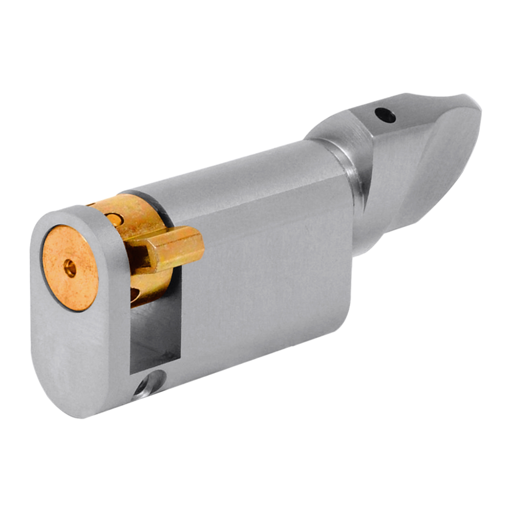 EVVA OKHZ Oval Half Turn Cylinder - 46mm (37-9) NP