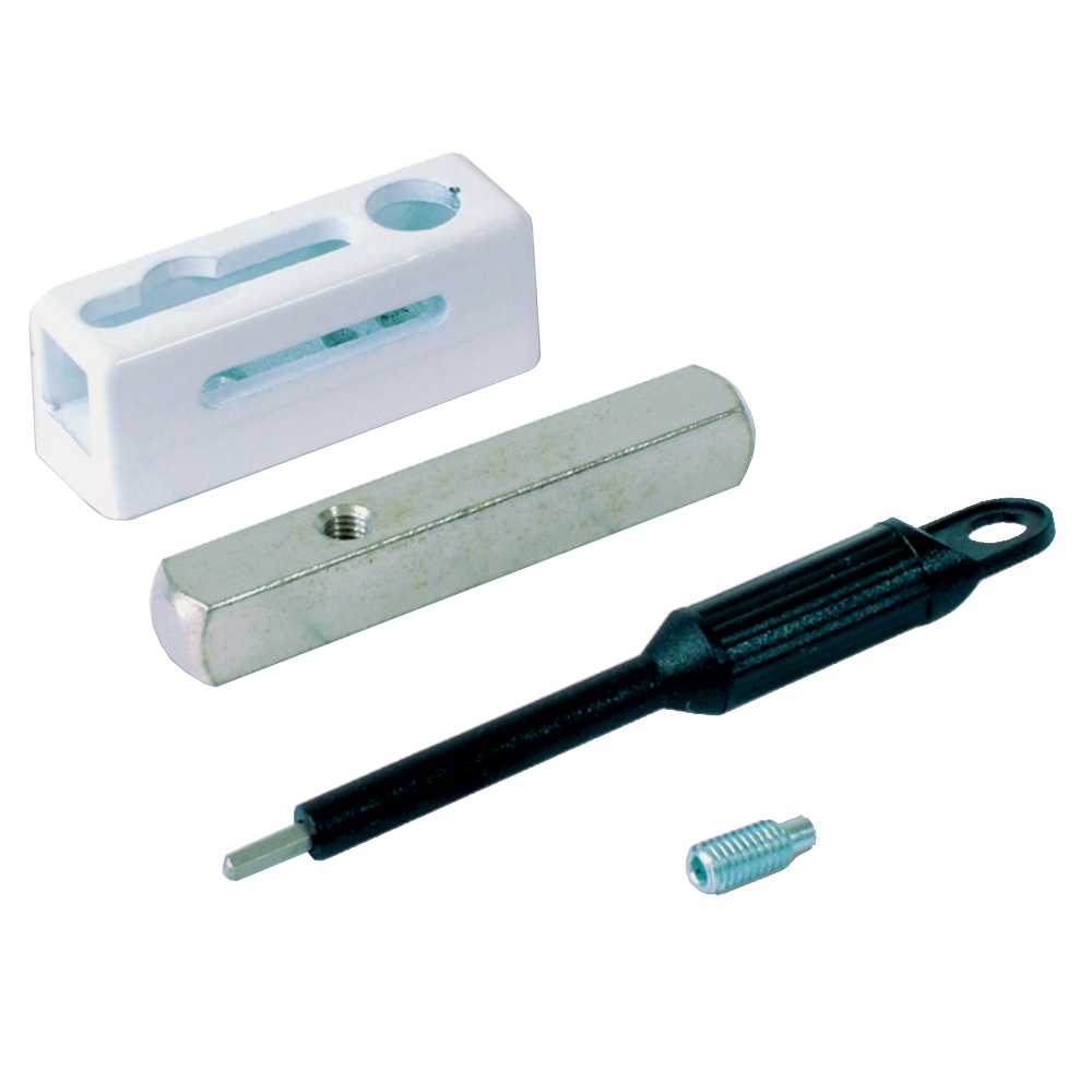 Ingersoll CM67K Window Lock - Metal - WH 1 Lock + 1 Key Visi