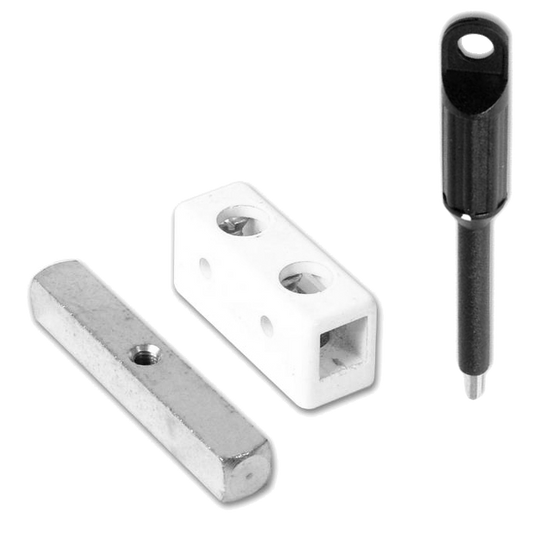 Ingersoll FM68K Window Lock - Metal - WH 1 Lock + 1 Key Visi