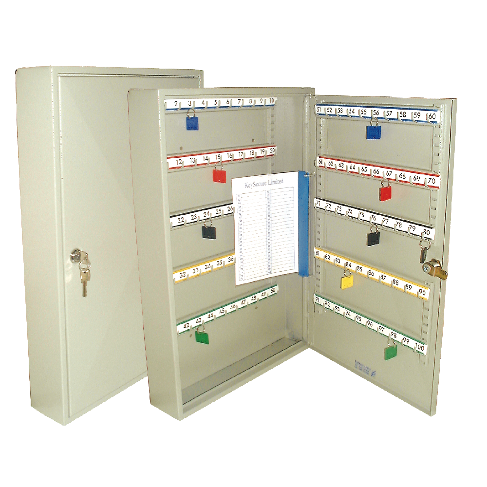 KEYSECURE KS Key Cabinet - GREY 100 Key