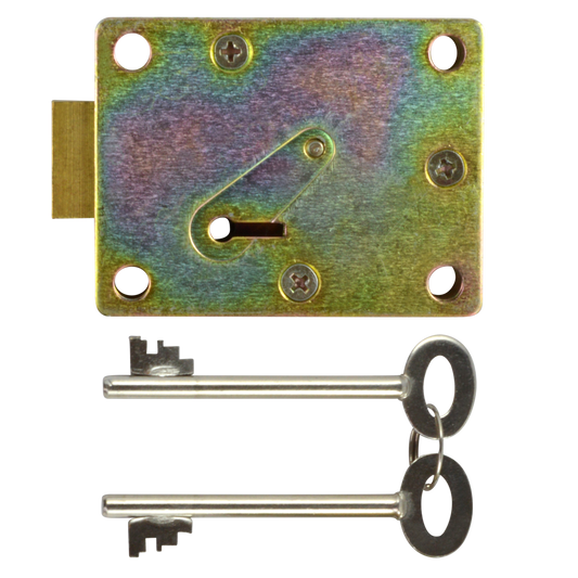 WALSALL LOCKS S1773 7 Lever Safe Lock - GALV 7 Lever Up Shoot