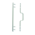 KICKSTOP 9603 & 9604 Door FrameGuard With Staple - WH Staple 70mm X 30mm