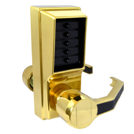 DORMAKABA Simplex L1000 Series L1031 Digital Lock Lever Operated With Passage Set - PB RH LR1031-03