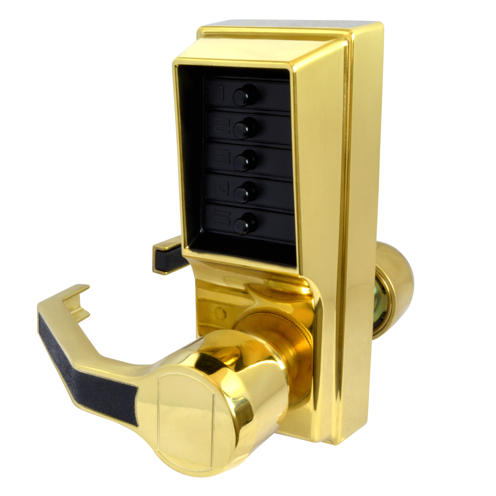 DORMAKABA Simplex L1000 Series L1031 Digital Lock Lever Operated With Passage Set - PB LH LL1031-03