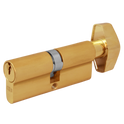 UNION 2X19 Euro Key & Turn Cylinder - 74mm 37/T37 (32/10/T32) KD PL
