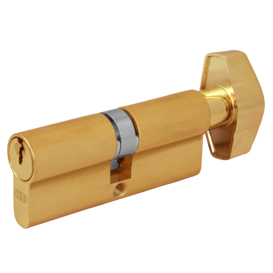 UNION 2X19 Euro Key & Turn Cylinder - 74mm 37/T37 (32/10/T32) KD PL