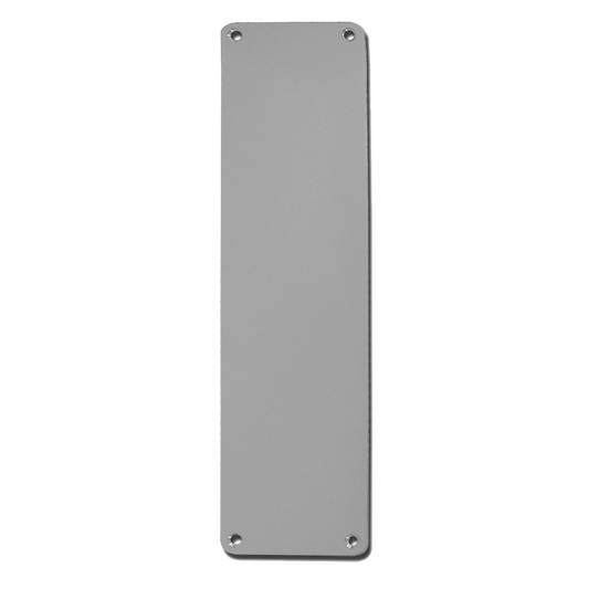 DORTREND 75mm Wide Rounded Aluminium Finger Plate - 305mm PA