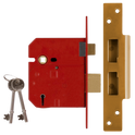 UNION 2234 5 Lever Sashlock - 76mm PL KA Boxed