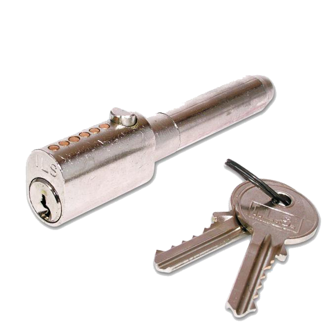 ILS Lock Sys FDM005 Oval Bullet Lock - 90mm x 14mm x 33mm FDM.005-1 KD CP