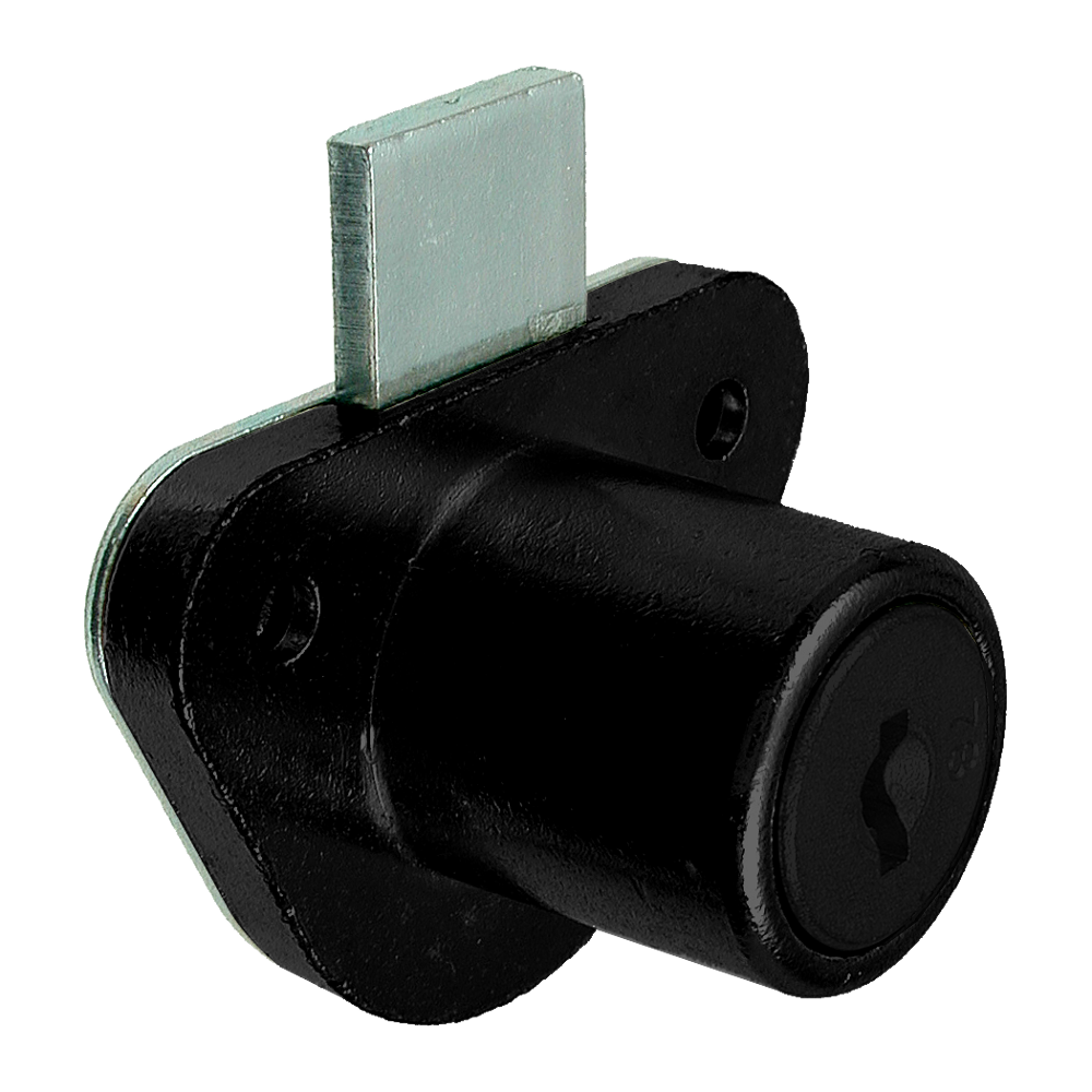 L&F 5880 Furniture Lock - 22mm BLK KA (18015) Bagged