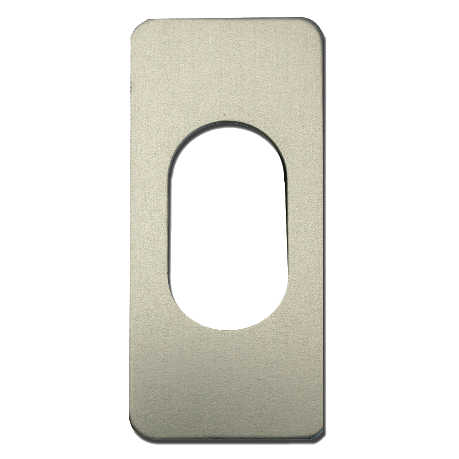 SOUBER TOOLS UE2 Slim Oval Escutcheon - SA - Stick On