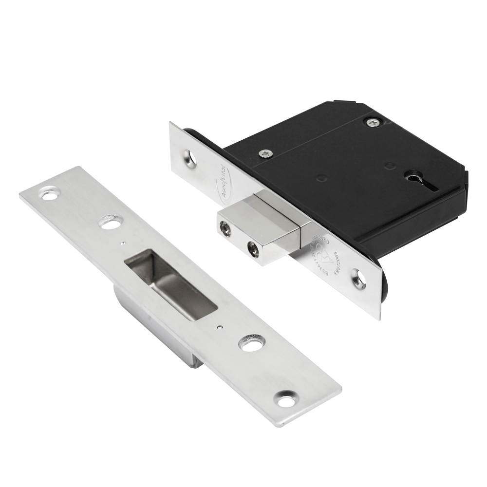 ASEC Vital BS 5 Lever Mortice Deadlock - 64mm SSS